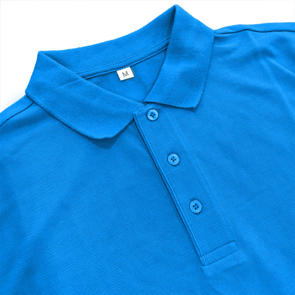 Ανδρική Μπλούζα Polo κοντομάνικη γαλάζιο US-5018