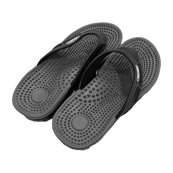Ανδρικές Σαγιονάρες flip-flops με μασάζ Μαύρο