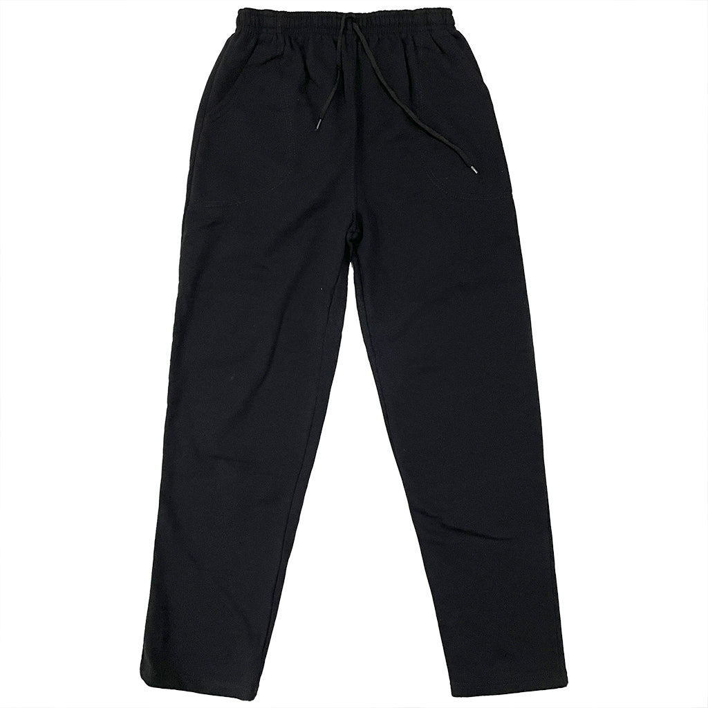Ανδρικό παντελόνι φόρμας 100% βαμβακερό ίσια γραμμή Μαύρο US-8979