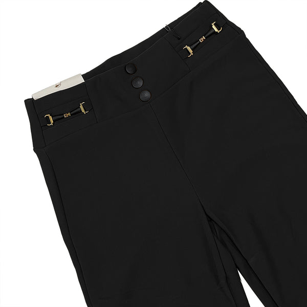 Γυναικειά παντελόνα ελαστική με φλις US-YV-901 Μαύρο