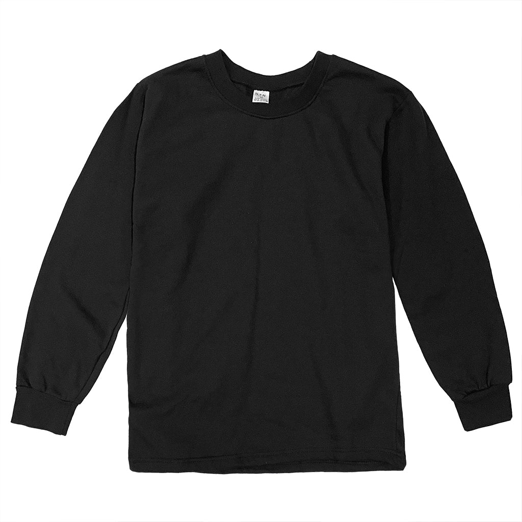 Ανδρικό φούτερ μπλούζα βαμβακερή με fleece Μαύρο US-823409