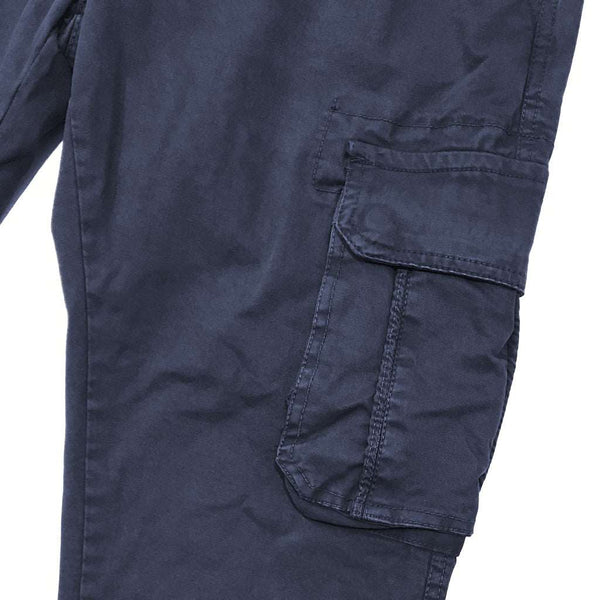 Ανδρικό Παντελόνι Cargo με πλαϊνές τσέπες μπλε g1009-3