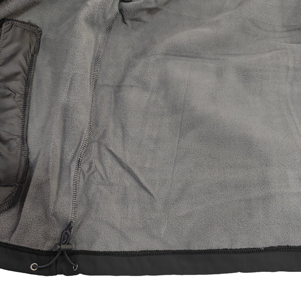 ustyle Ανδρικό μπουφάν με fleece Μαύρο US-3653