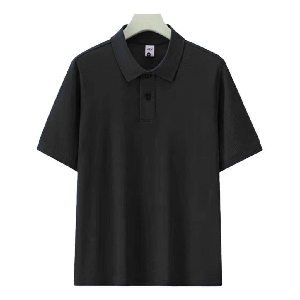 Ustyle Ανδρική βαμβακερή Μπλούζα Polo κοντομάνικη μαύρο 742538-1
