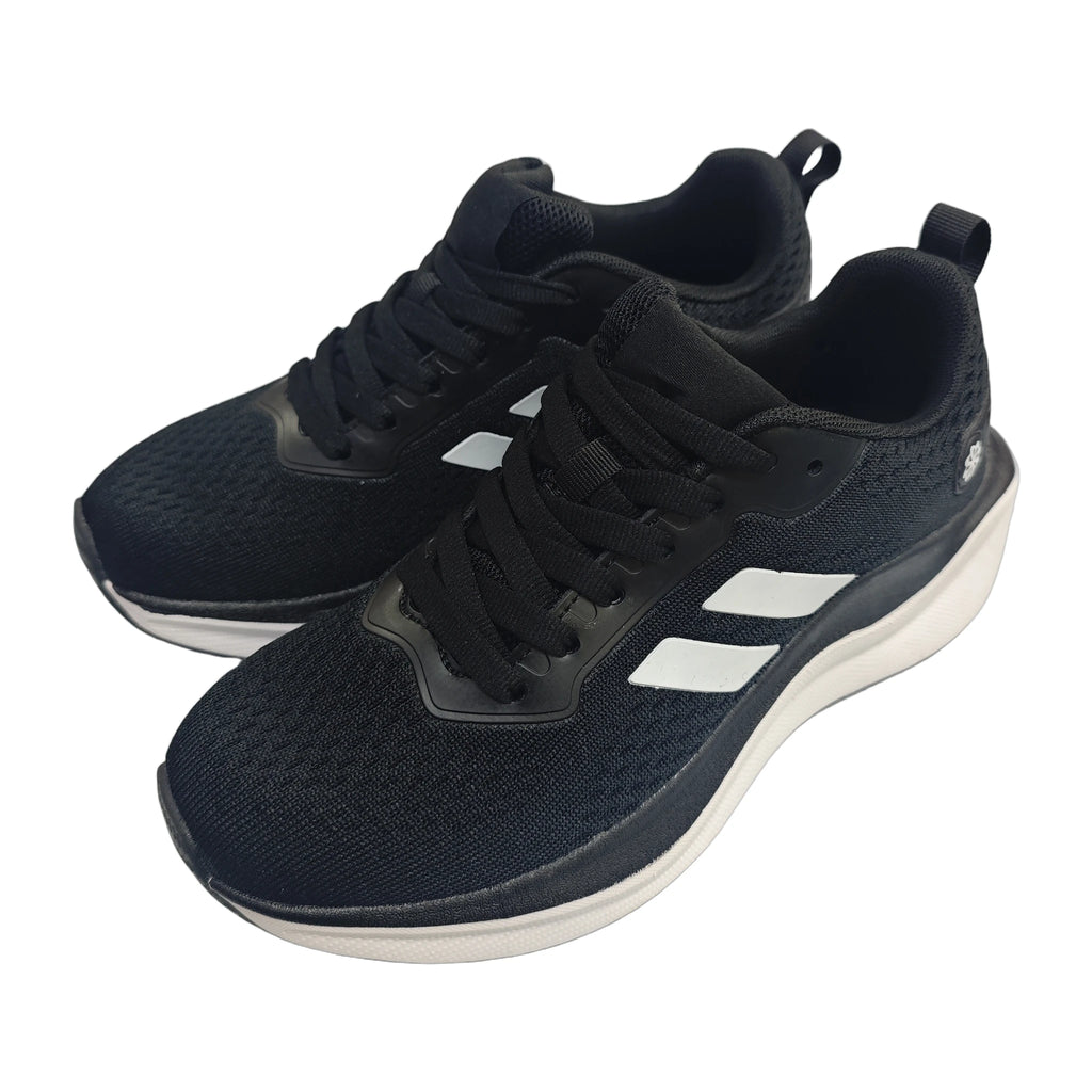 ustyle Γυναικεία sneakers αθλητικά παπούτσια μαύρο/άσπρο US-9204