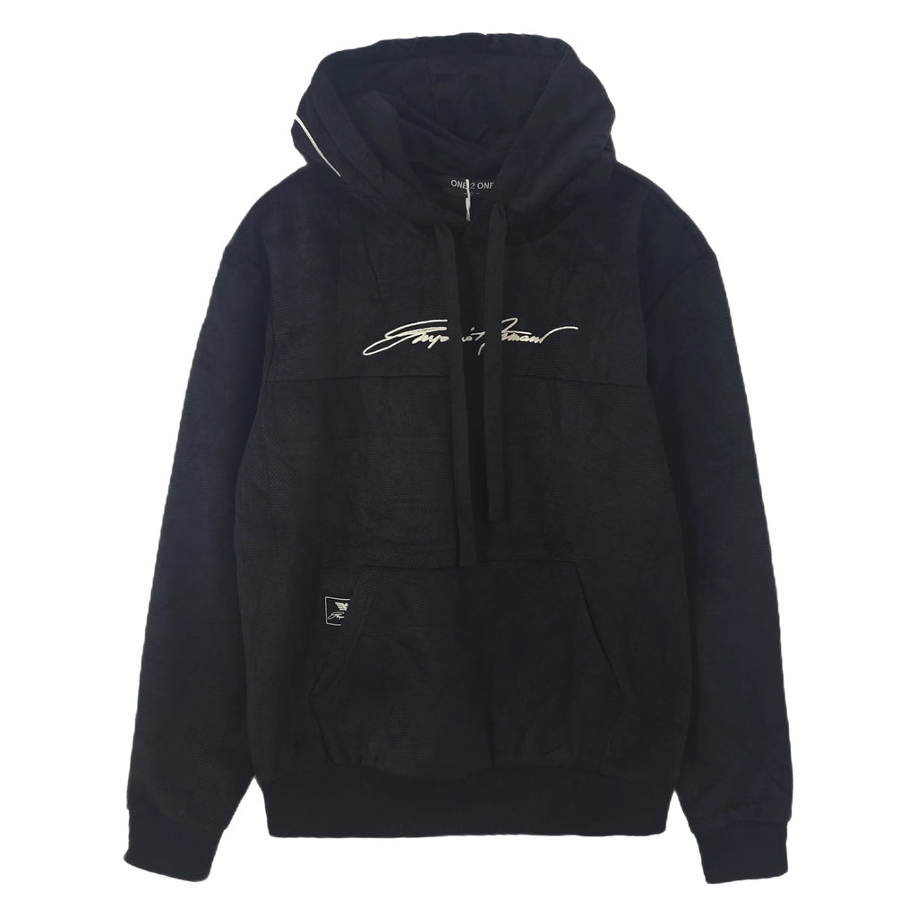 ustyle Ανδρικά φούτερ Fleece με κουκούλα Μαύρο US-1272