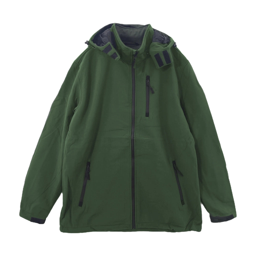 ustyle Ανδρικό μπουφάν με fleece Χακί US-3653