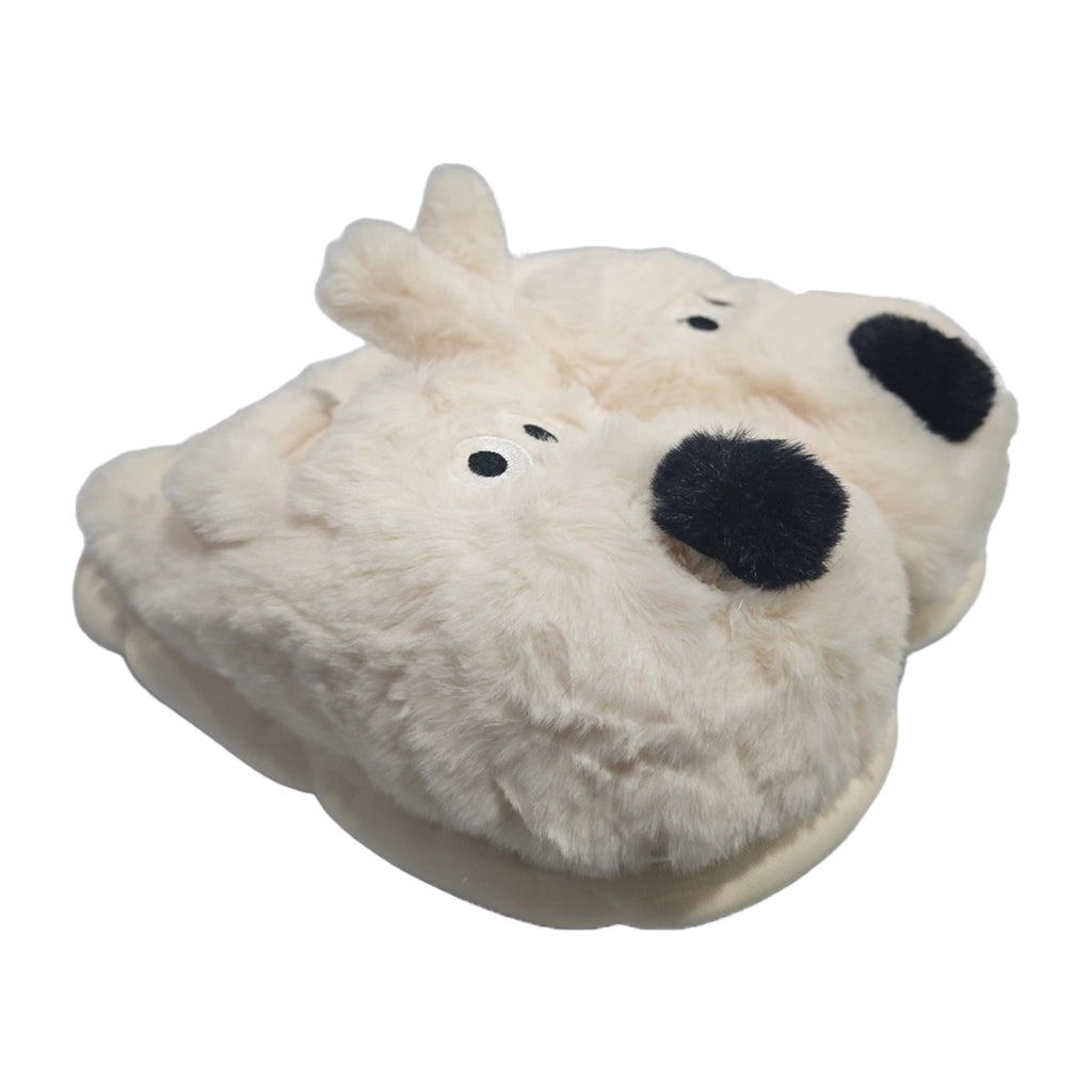 ustyle Παιδικές παντόφλες σκυλάκια Μπεζ US-7060