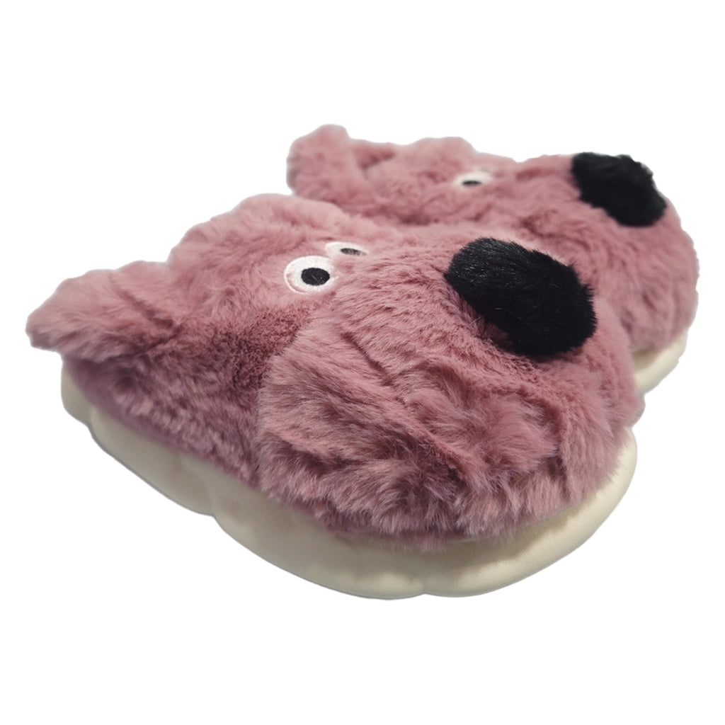 ustyle Παιδικές παντόφλες σκυλάκια Ροζ US-7060