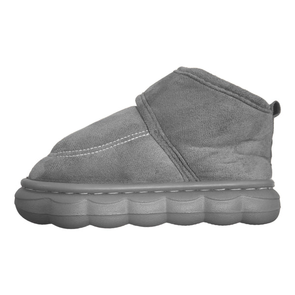 ustyle Παιδικά χειμωνιάτικες παντόφλες κλειστές Γκρι US-10319