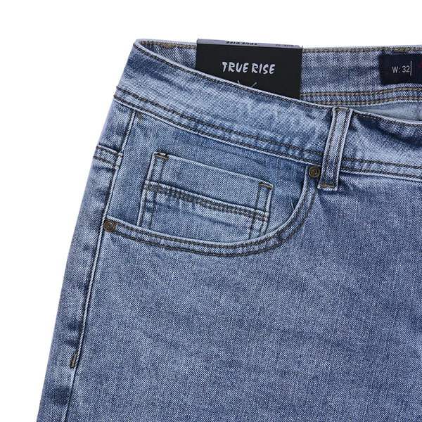 ustyle Ανδρικά παντελόνια τζιν ανοιχτό μπλε US-1045