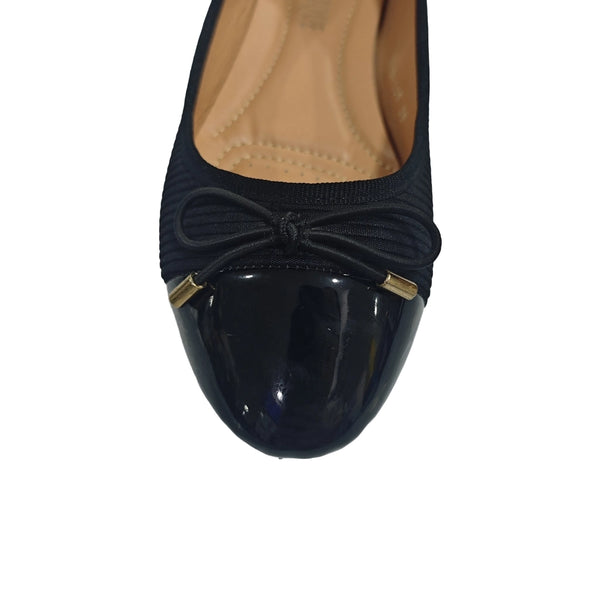ustyle Γυναικείες μπαλαρίνες Μαύρο M-9988-135
