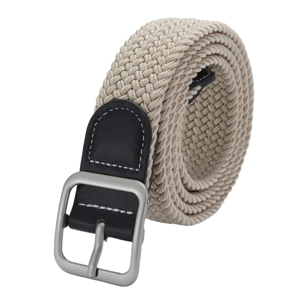 ustyle Ζώνη ελαστική πλεκτή Μπεζ US-0055