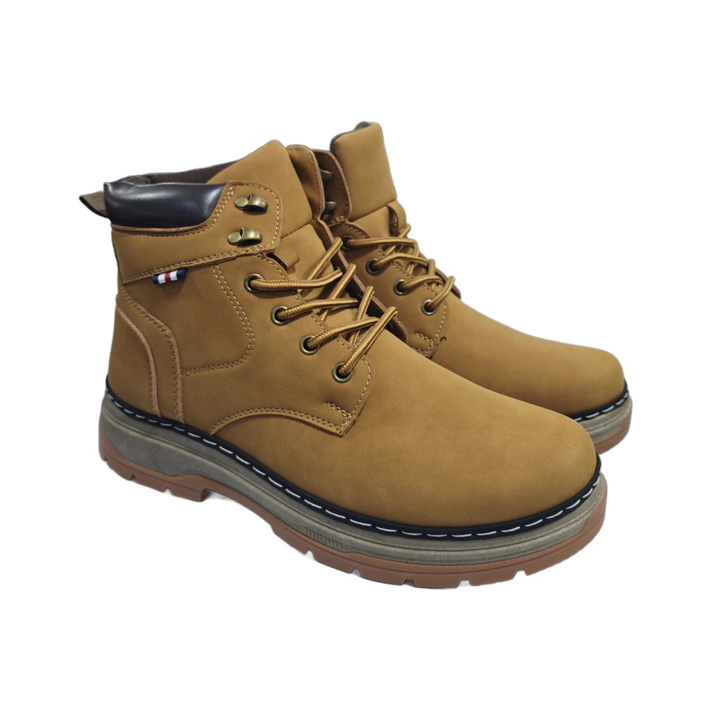 ustyle Ανδρικό μποτάκι camel US-1368