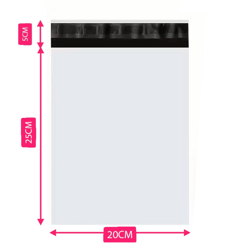 ustyle Σακουλάκι Courier με Αυτοκόλλητο 20x25+5cm 100τμχ