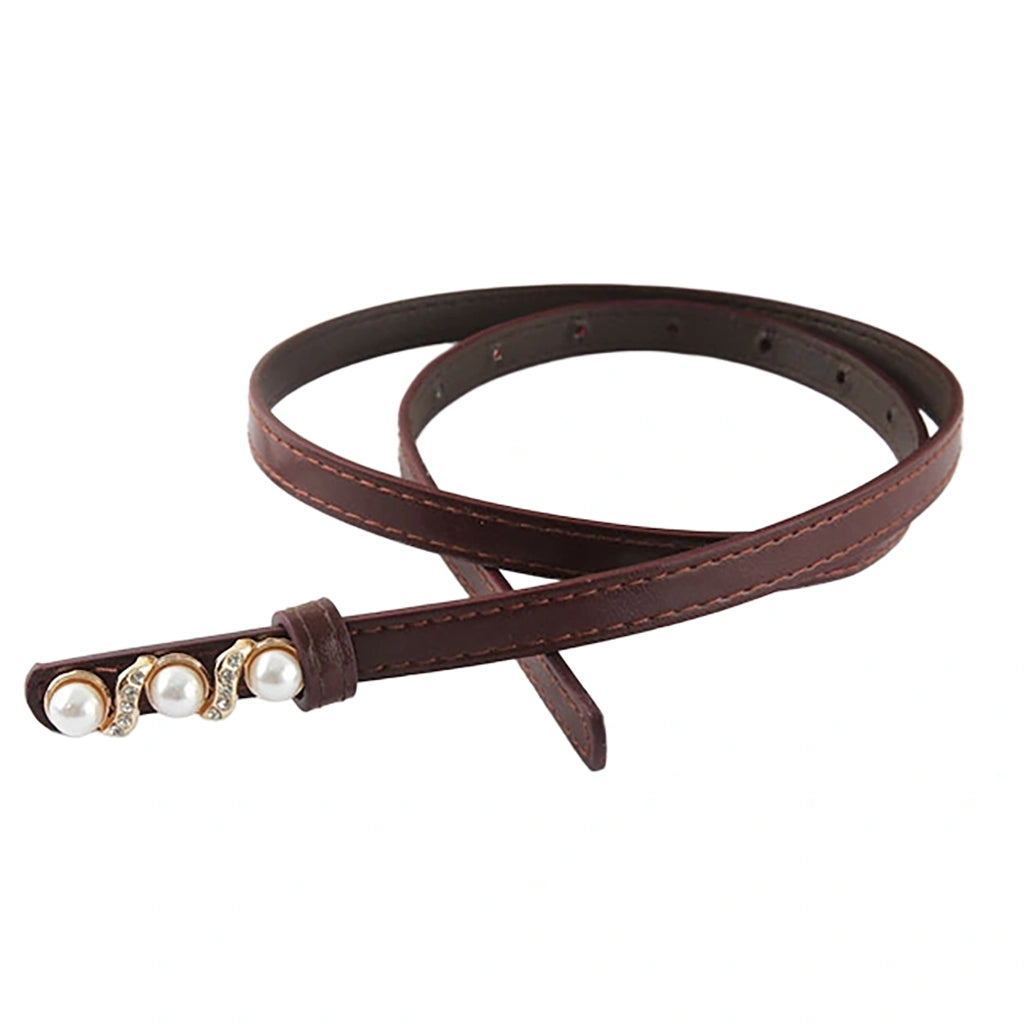 ustyle Γυναικείες ζώνες Μπορντό US-412 Μπορντό 103cm