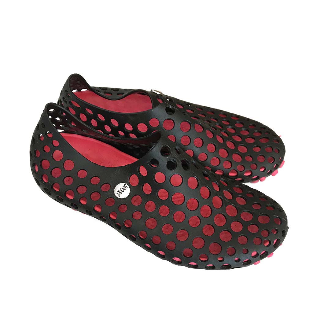 Παιδικά παπούτσια θαλάσσης μαύρο/κόκκινο US-1021-1
