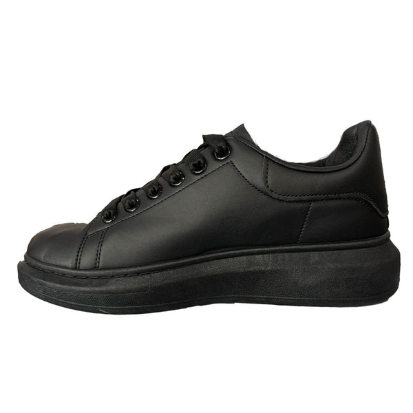 ustyle Ανδρικά παπούστια sneakers Δίσολο όλα Μαύρο US-8979