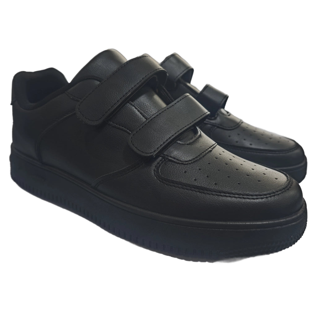 ustyle Ανδρικά παπούτσια sneaker με velcro Μαύρο US-5961