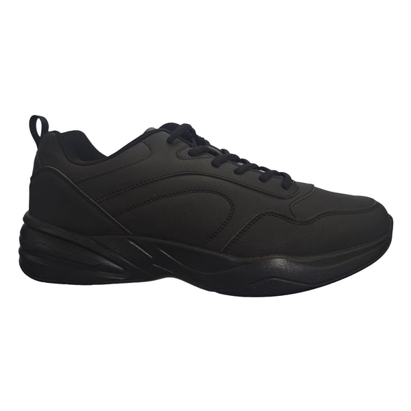 ustyle Ανδρικά παπούτσια sneaker μεγάλα μεγέθη Μαύρο US-1963