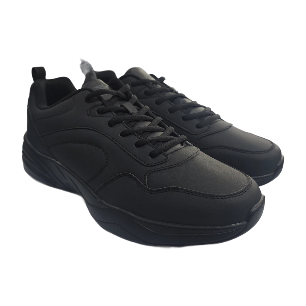 ustyle Ανδρικά παπούτσια sneaker μεγάλα μεγέθη Μαύρο US-1963