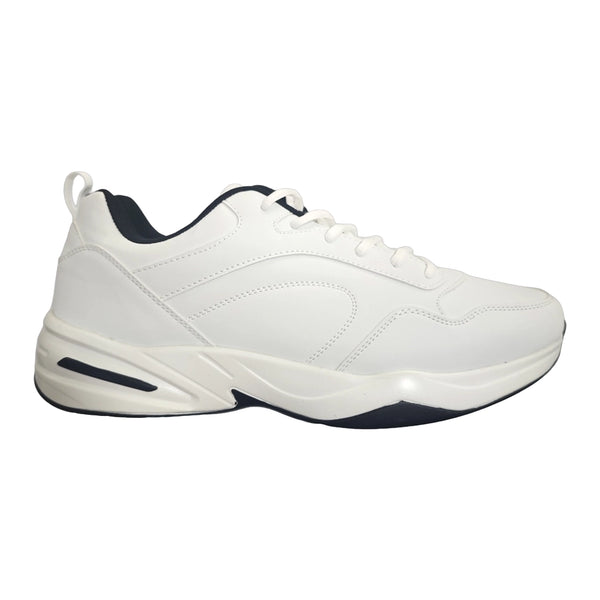 ustyle Ανδρικά παπούτσια sneaker μεγάλα μεγέθη Λευκό US-1963