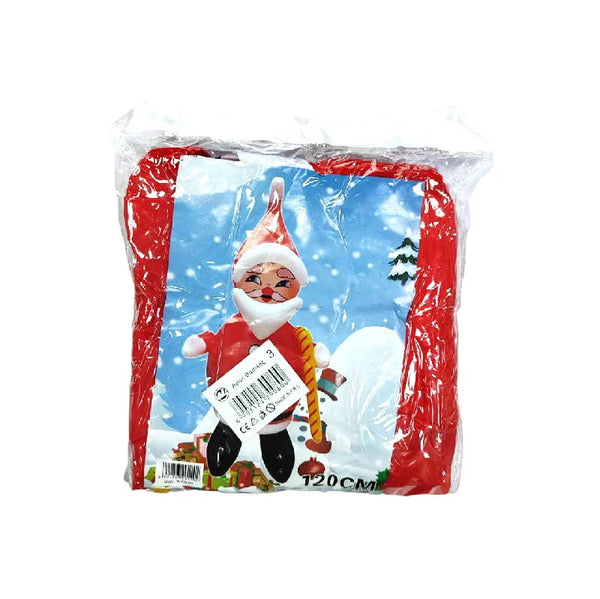 Χριστουγεννιάτικο Φουσκωτός Άγιος Βασίλης με Μαγκούρα 120cm – Santa claus balloon