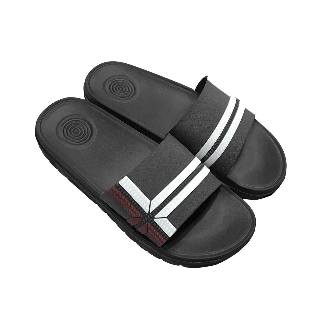 Ustyle Ανδρικές Παντόφλες Καλοκερινές Sliders μαύρο 928-2