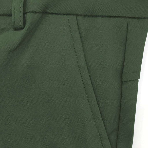 ustyle Γυναικείο παντελόνι chino λαδί MG983-5