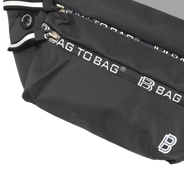 Τσαντάκι μέσης μαύρο BAG TO BAG AM-189