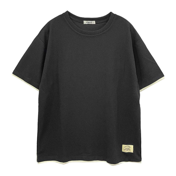 Ustyle Ανδρικό καλοκαιρινό σετ T-Shirt με βερμούδα μαύρο 9178