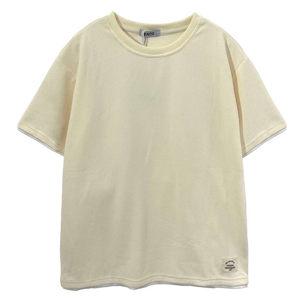 Ustyle Ανδρικό καλοκαιρινό σετ T-Shirt με βερμούδα μπεζ 9178