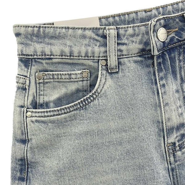 ustyle Γυναικεία Denim τζιν βερμούδα φαρδιά ψηλόμεση 15218