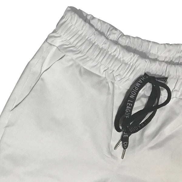 ustyle Γυναικείο παντελόνι υφασμάτινο ελαστικό λευκό TF1028-3