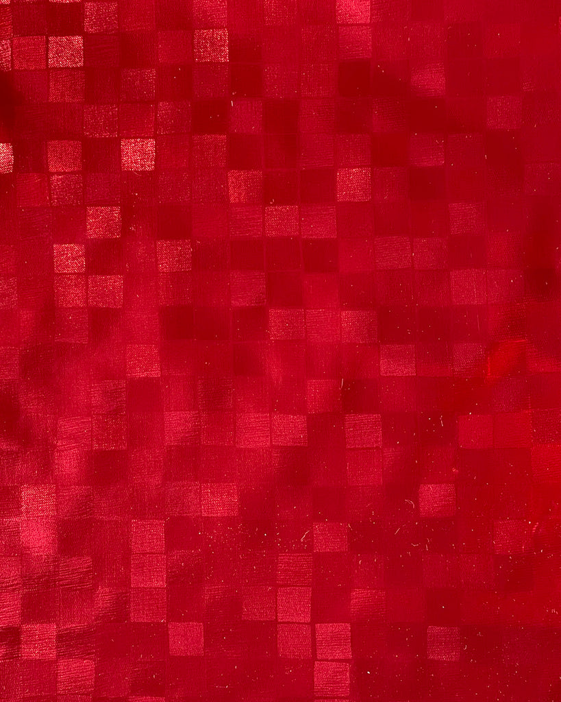 ustyle Τραπεζομάντηλο μουσαμάς με καρό με το μέτρο φάρδος 1,40μ κόκκινο US-032387