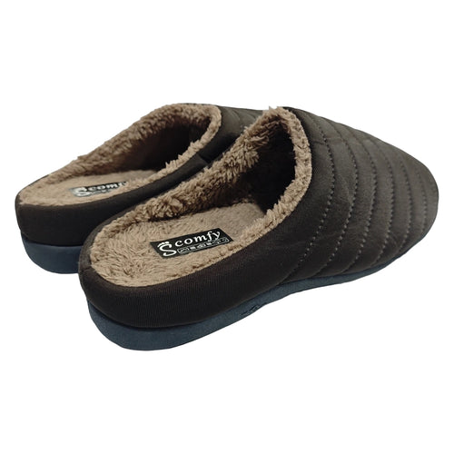 ustyle Ανδρικές χειμωνιάτικες παντόφλες Καφέ US-2288