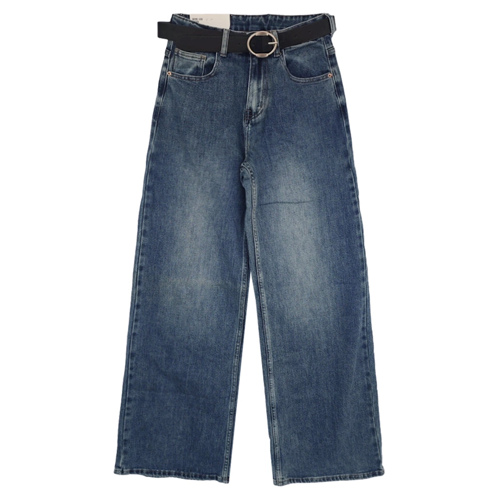 ustyle Γυναικείο Τζιν Παντελόνι Wide Leg Μπλε US-5719