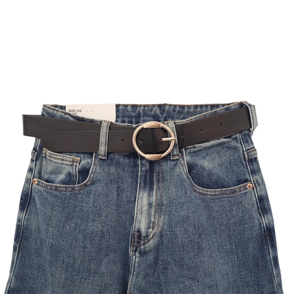 ustyle Γυναικείο Τζιν Παντελόνι Wide Leg Μπλε US-5719