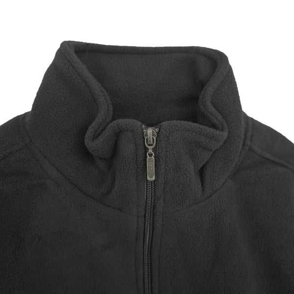 ustyle Ανδρική ζακέτα με FLEECE Μαύρο US-8139