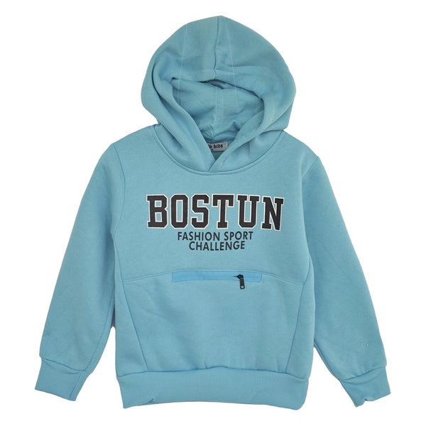 ustyle Αγορίστικα σετ φόρμας με fleece Γαλάζιο US-8718