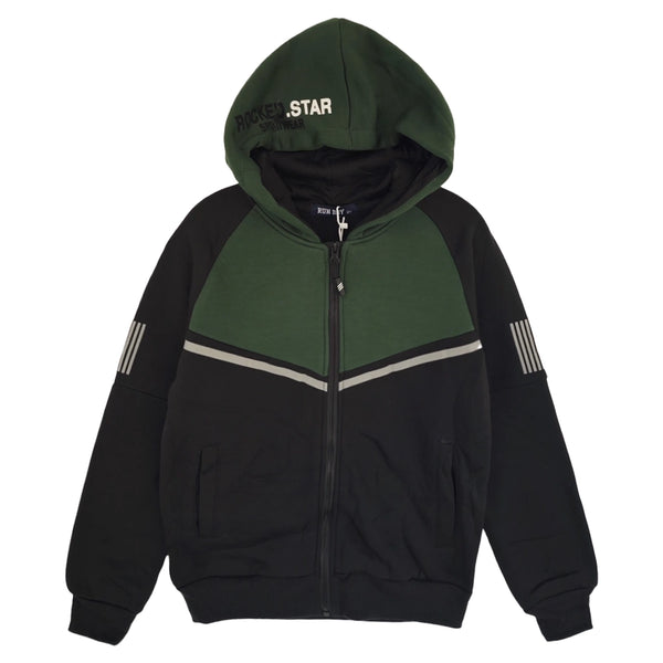 ustyle Αγορίστικα σετ φόρμας με fleece Πράσινο US-5039