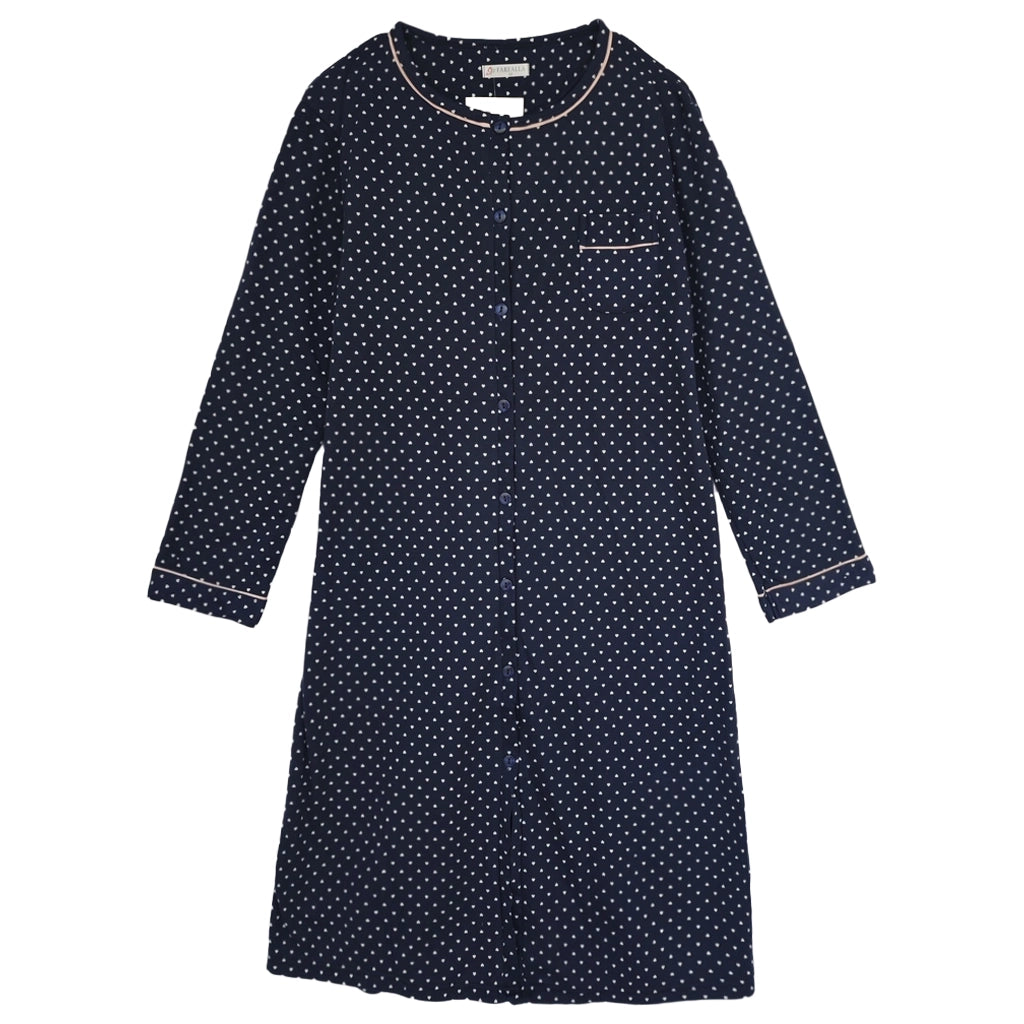 ustyle Γυναικεία Νυχτικά με φλις Μπλε US-9197