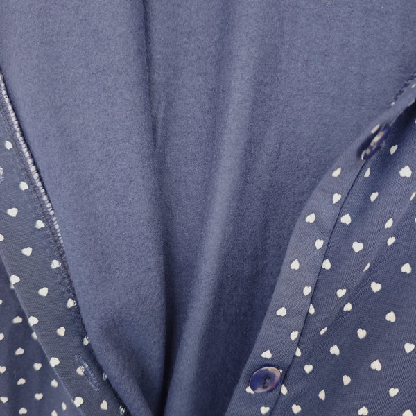 ustyle Γυναικεία Νυχτικά με φλις Μπλε US-9197