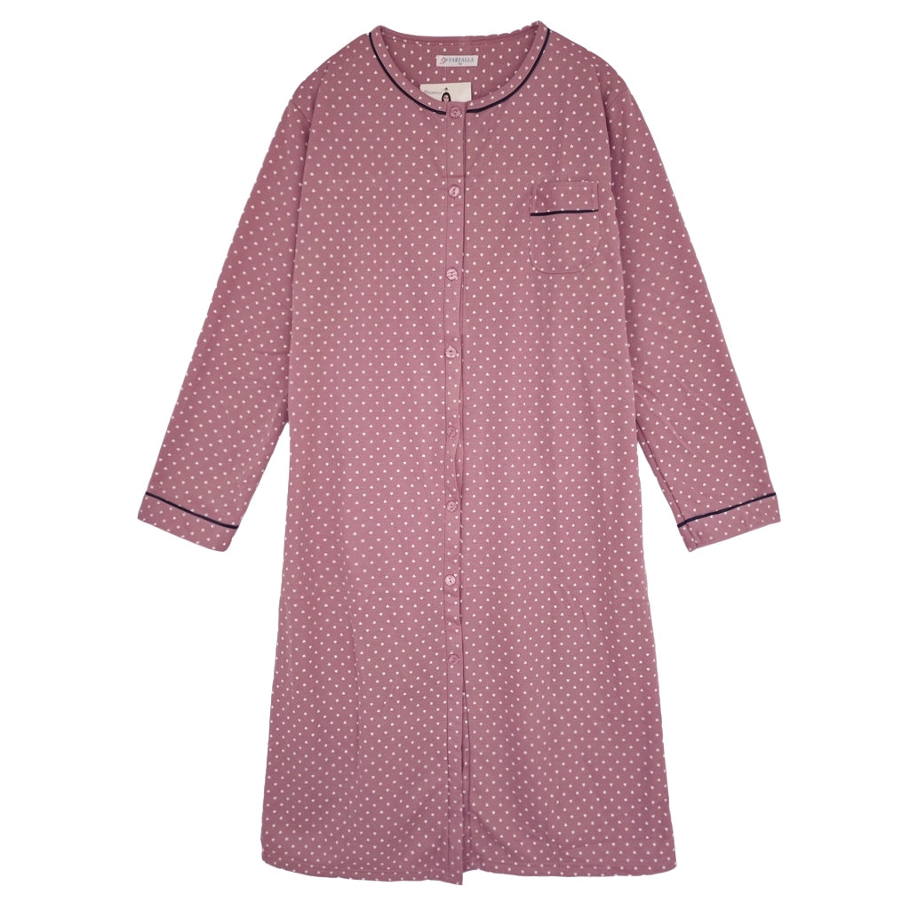 ustyle Γυναικεία Νυχτικά με φλις Μωβ US-9197