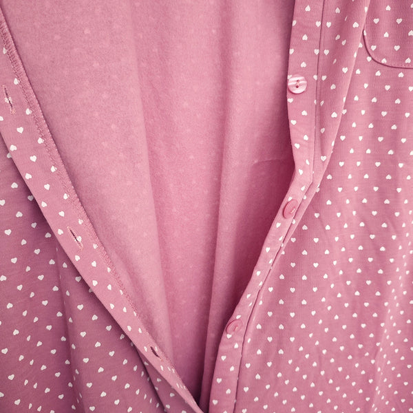 ustyle Γυναικεία Νυχτικά με φλις Μωβ US-9197