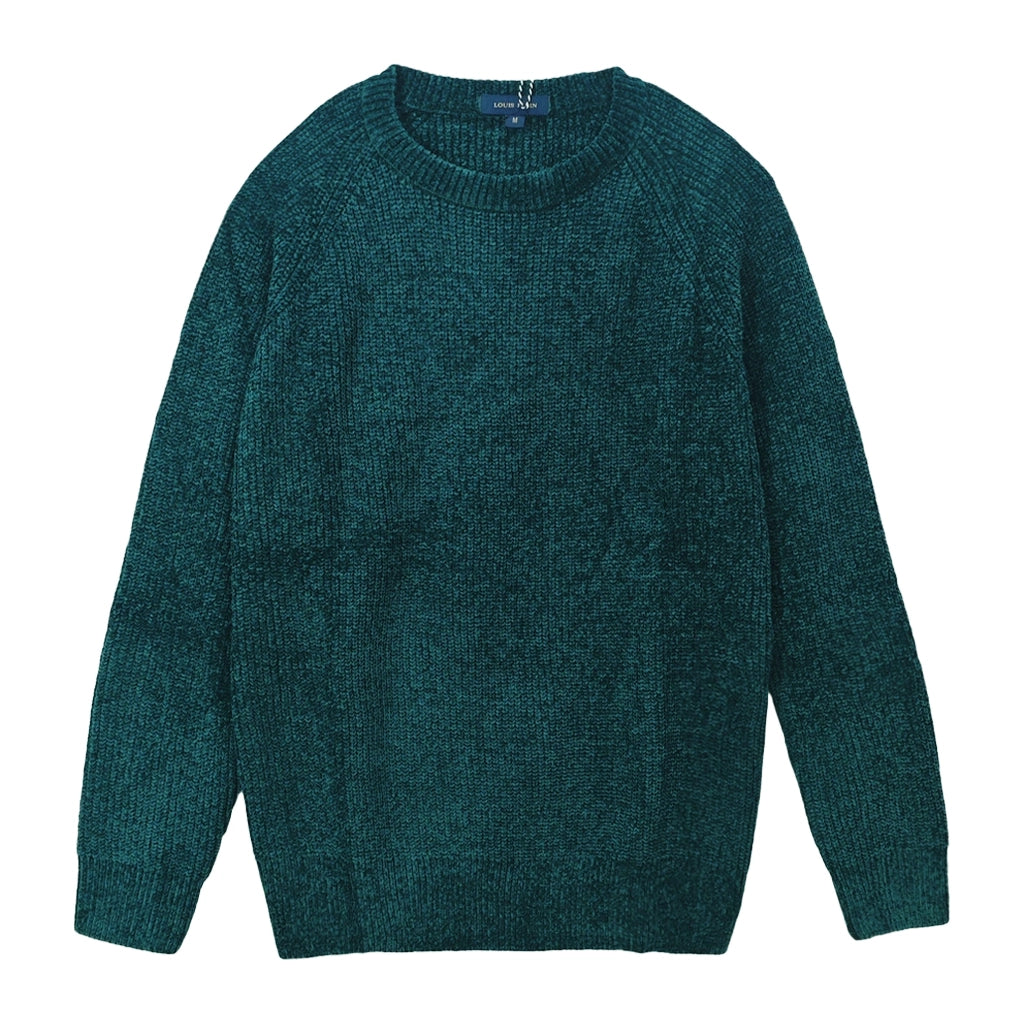 ustyle Ανδρική πλεκτή μπλούζα Πράσινο US-210271