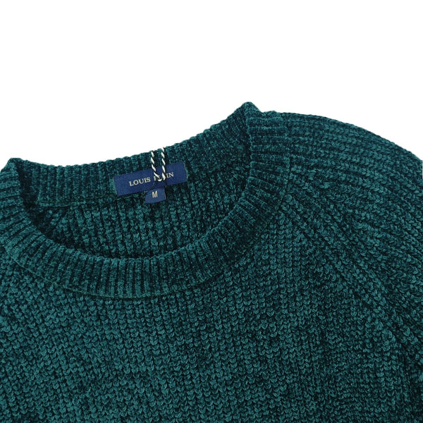 ustyle Ανδρική πλεκτή μπλούζα Πράσινο US-210271