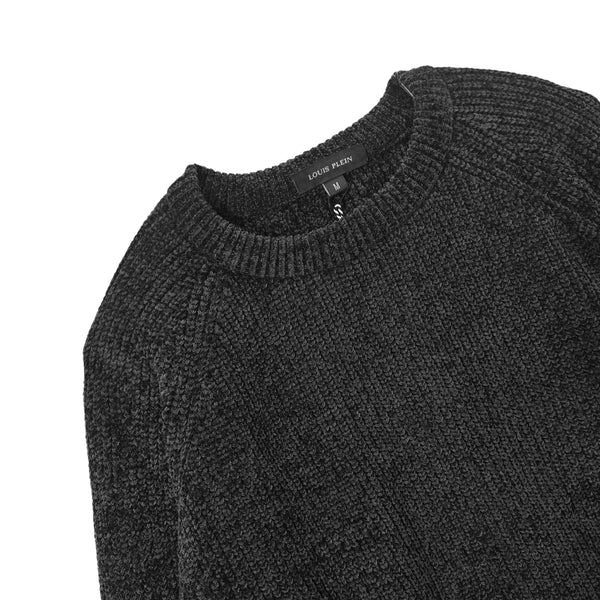 ustyle Ανδρική πλεκτή μπλούζα Μαύρο US-210271