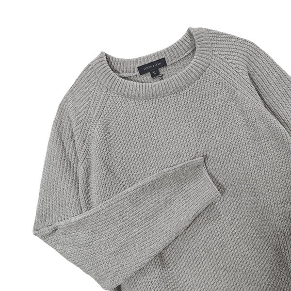 ustyle Ανδρική πλεκτή μπλούζα Γκρι US-210271