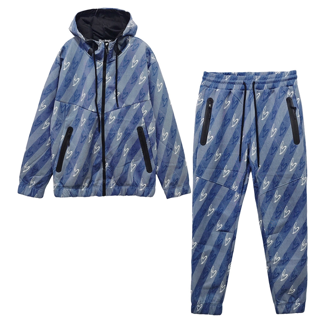 ustyle Ανδρικό σετ φόρμας Μπλε US-5090